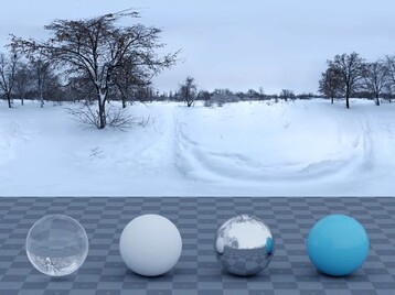 雪景360°HDR贴图8K分辨率-1