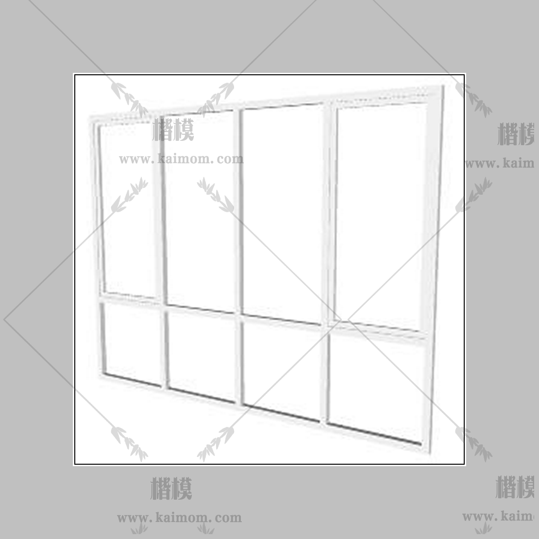白色玻璃窗-1