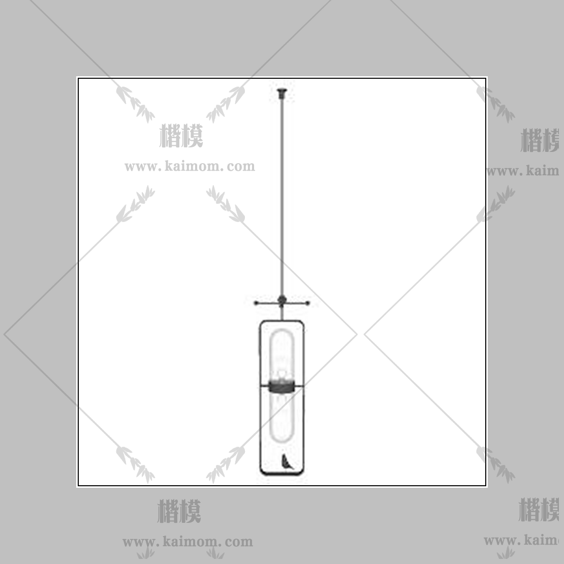 吊灯模型下载，免调整材质-1