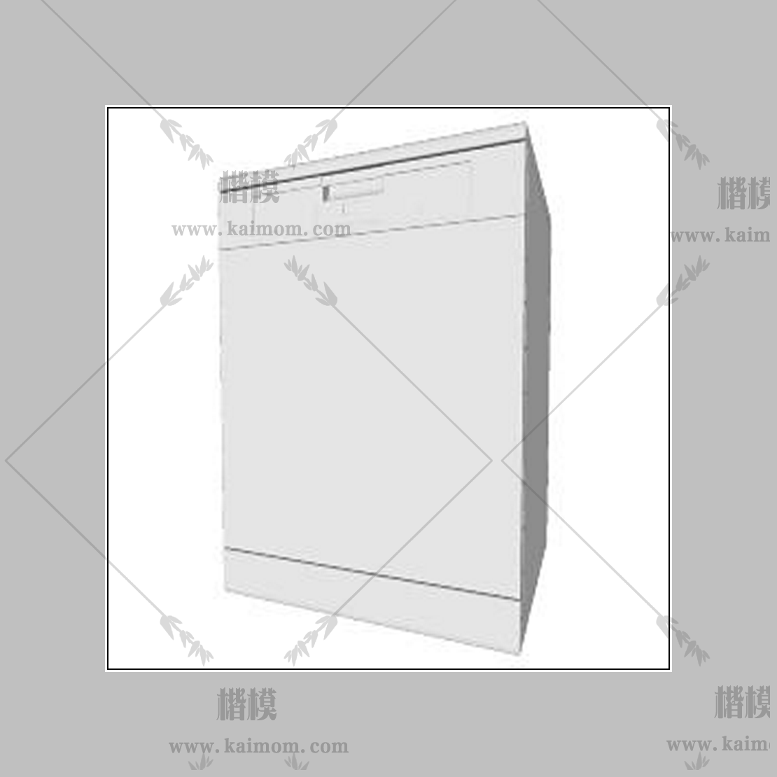 洗碗机模型下载，材质免调整-1