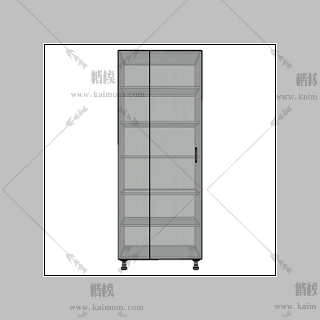 AZ48单开左转角高柜-1