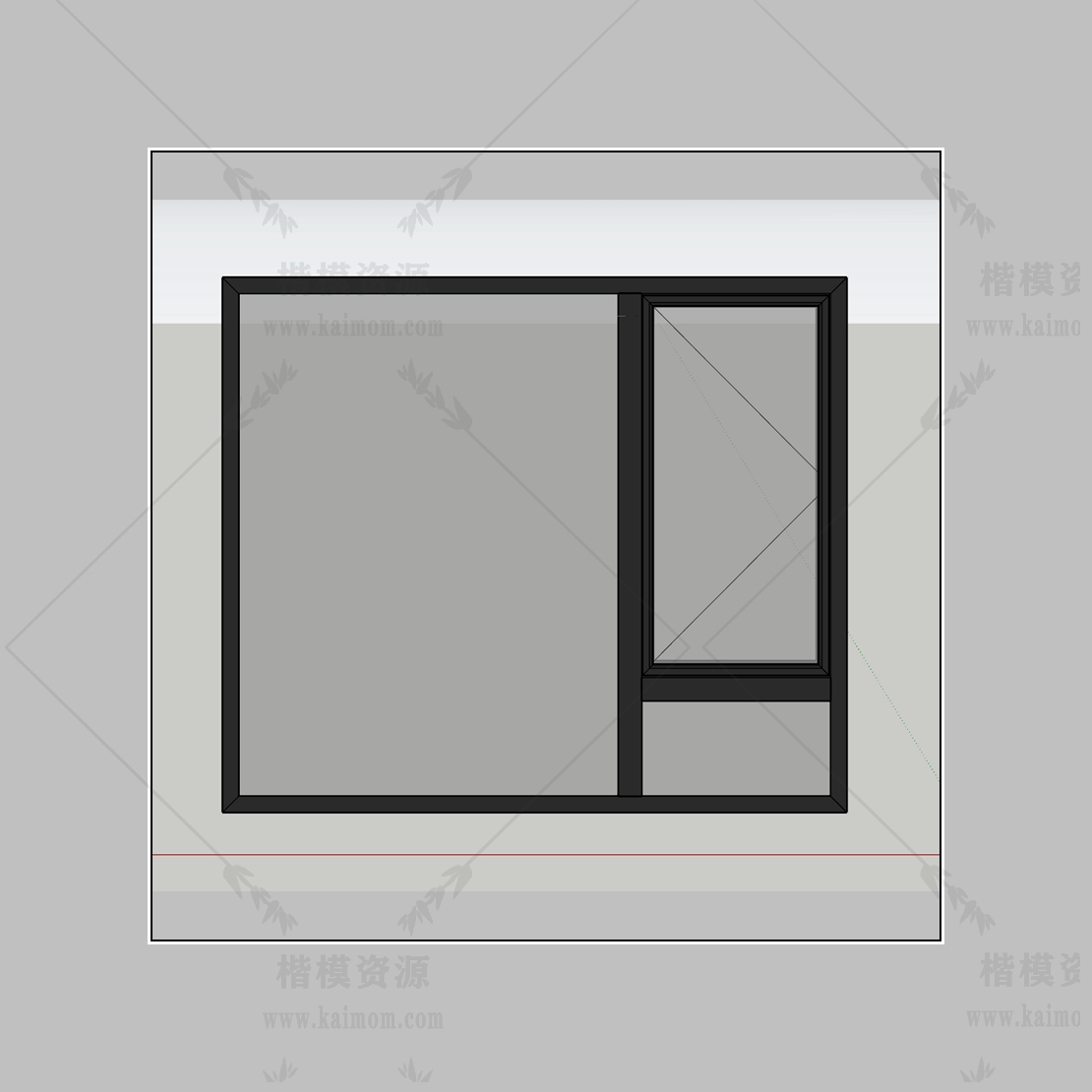 SU动态窗户组件下载-1