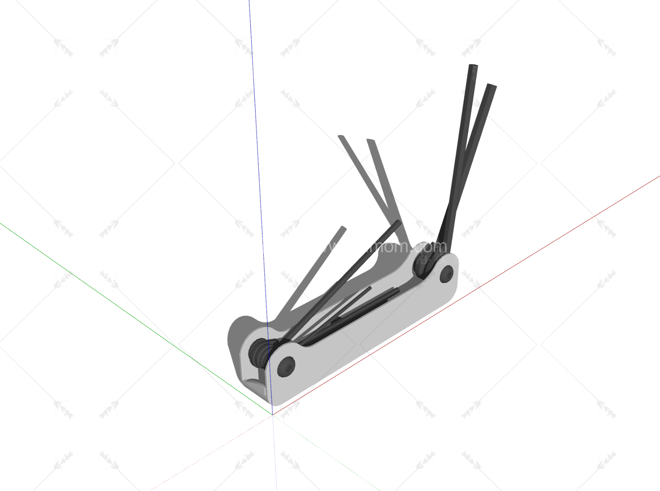 工具_电动工具_扳手_电锯SU模型下载-1