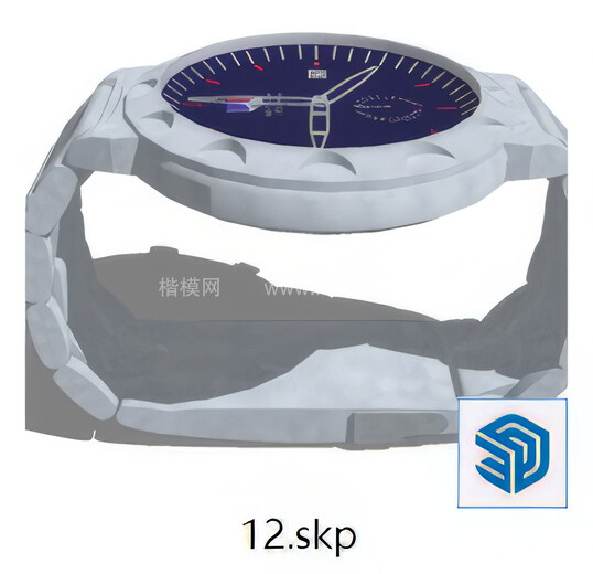 手表SU模型下载-1
