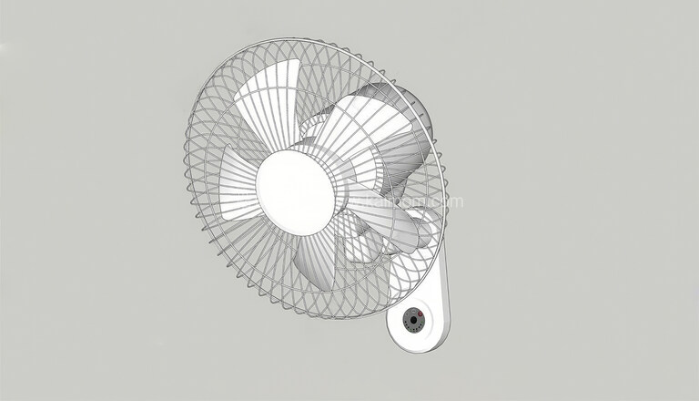 电风扇su模型下载-1