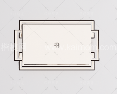 吸顶灯D5模型下载-1