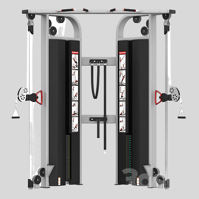 运动器材3D模型-1